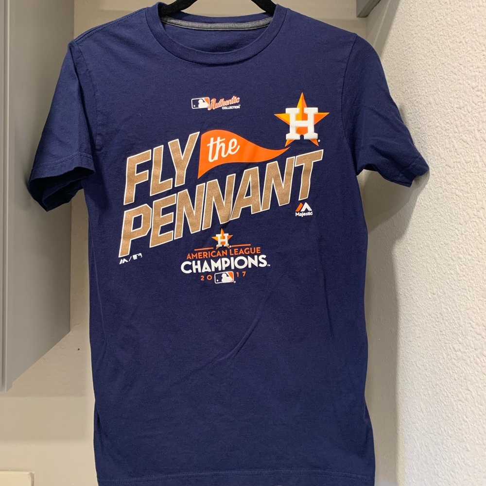 MLB Houston Astros Men’s 2017 ALC Champions T-shirt, size Small